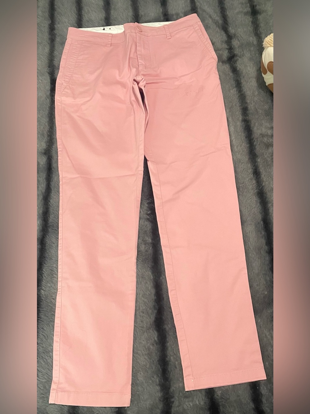 Armani Exchange Pink Men’s Straight-Leg Pants